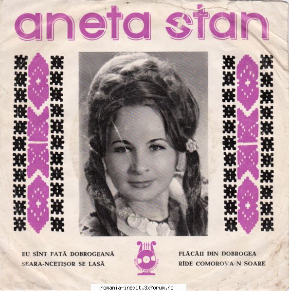 Discuri vinil cu muzica populara - Raritati - Aneta Stan EPC 10.2 - Muzica populara romaneasca - Romanian folk