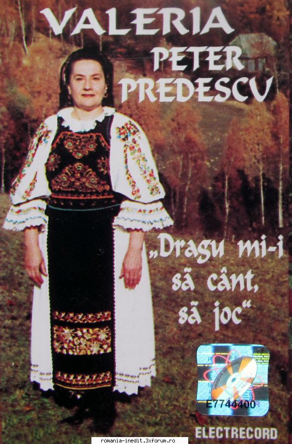 Discuri vinil cu muzica populara - Raritati - Valeria Peter Prede - Muzica populara romaneasca - Romanian folk