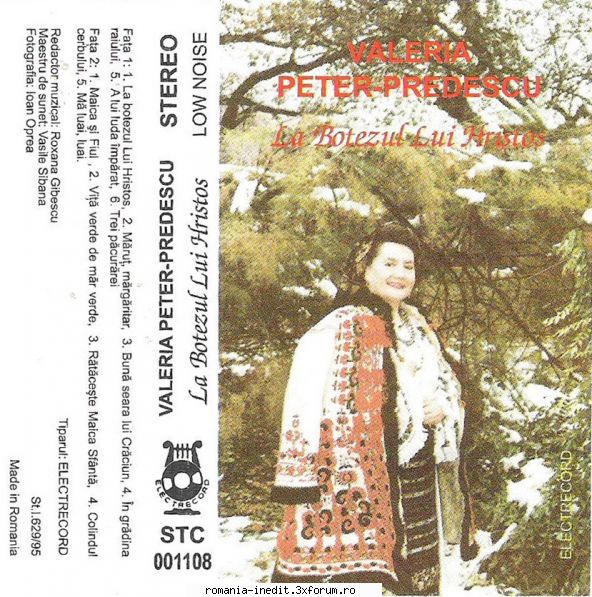 Discuri vinil cu muzica populara - Raritati - Valeria Peter Prede - Muzica populara romaneasca - Romanian folk