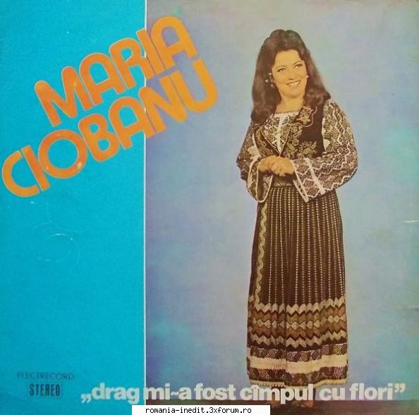 Discuri vinil cu muzica populara - Raritati - Maria Ciobanu ̴ - Muzica populara romaneasca - Romanian folk