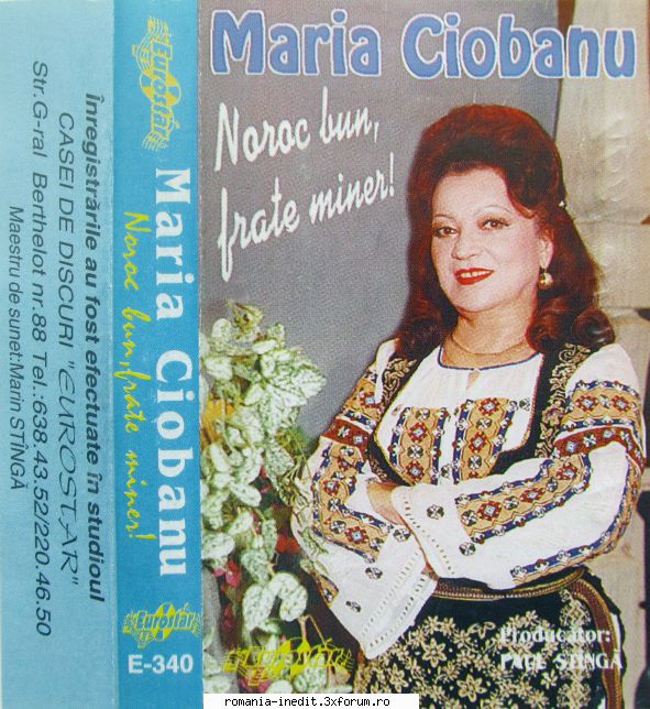 Discuri vinil cu muzica populara - Raritati - Maria Ciobanu - Nor - Muzica populara romaneasca - Romanian folk