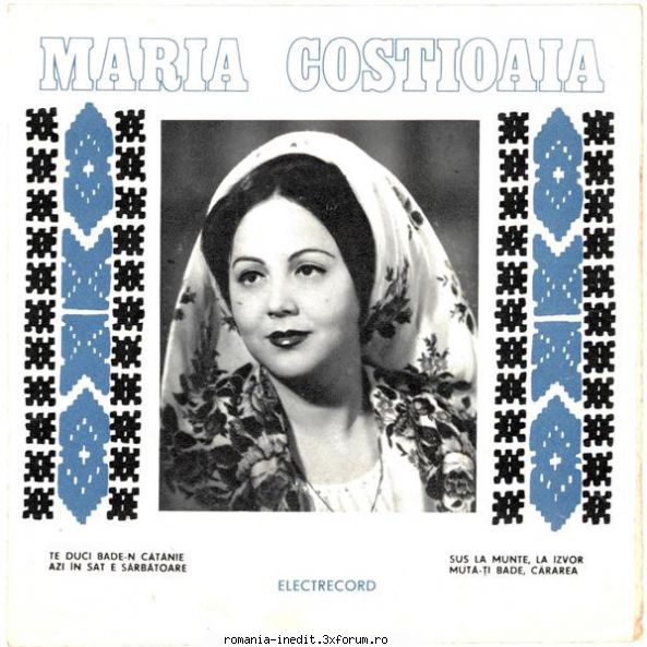 Discuri vinil cu muzica populara - Raritati - Interpret: Maria Co - Muzica populara romaneasca - Romanian folk