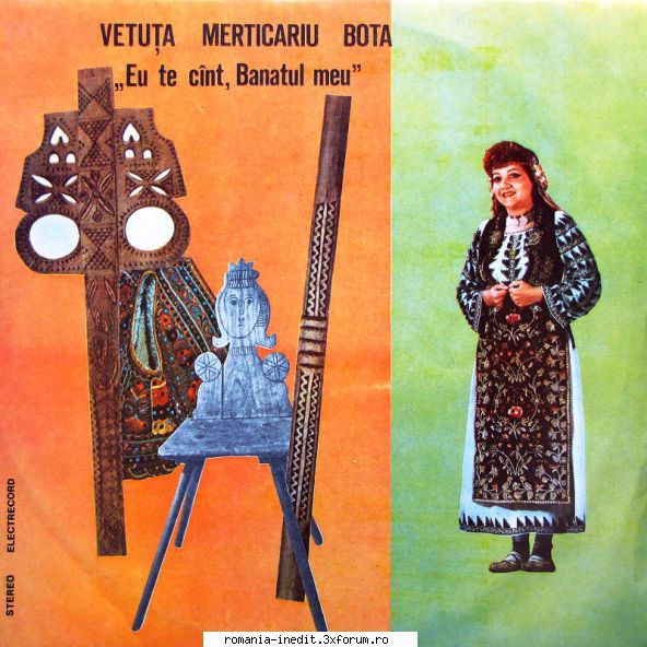 Discuri vinil cu muzica populara - Raritati - Vetuţa Mertica - Muzica populara romaneasca - Romanian folk