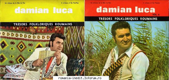 Discuri vinil cu muzica populara - Raritati - Damian Luca vol. ) - Muzica populara romaneasca - Romanian folk