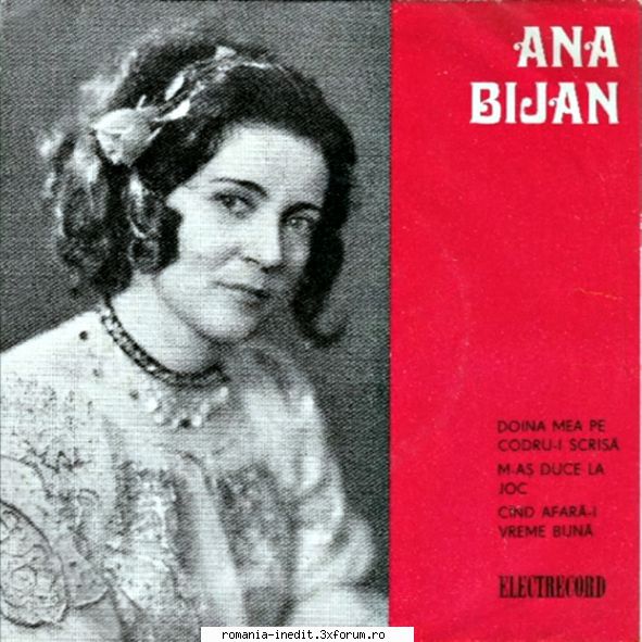 Discuri vinil cu muzica populara - Raritati - Ana Bijan - Doina M - Muzica populara romaneasca - Romanian folk