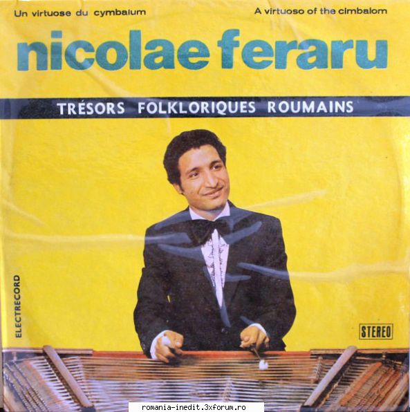 Discuri vinil cu muzica populara - Raritati - Nicolae Feraru: Cim - Muzica populara romaneasca - Romanian folk
