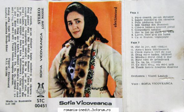 Discuri vinil cu muzica populara - Raritati - raganar - Muzica populara romaneasca - Romanian folk