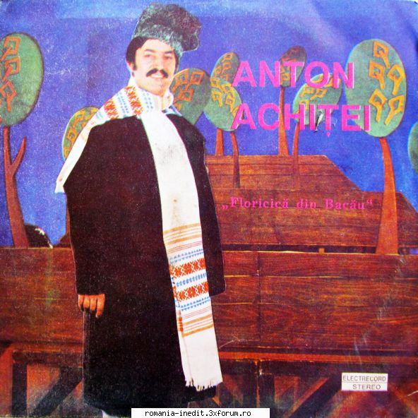 Discuri vinil cu muzica populara - Raritati - Anton Achiţei - Muzica populara romaneasca - Romanian folk