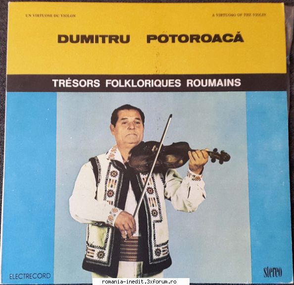 Discuri vinil cu muzica populara - Raritati - Dumitru Potoroaca - Muzica populara romaneasca - Romanian folk