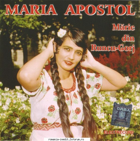 Discuri vinil cu muzica populara - Raritati - Maria Apostol � M&# - Muzica populara romaneasca - Romanian folk