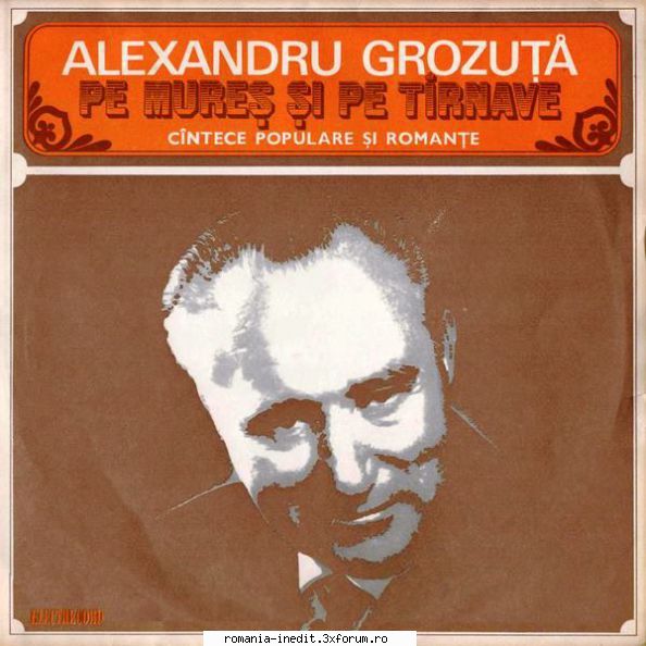 Discuri vinil cu muzica populara - Raritati - Alexandru Grozu5 - Muzica populara romaneasca - Romanian folk
