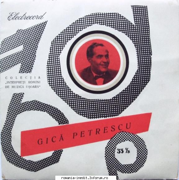 Discuri vinil cu muzica romaneasca - Raritati - Gica Petrescu EDC - Albume MP3 romanesti - Romanian MP3 albums