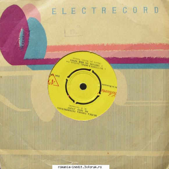 Discuri vinil cu muzica romaneasca - Raritati - Trio Enzo EDC 324 - Albume MP3 romanesti - Romanian MP3 albums