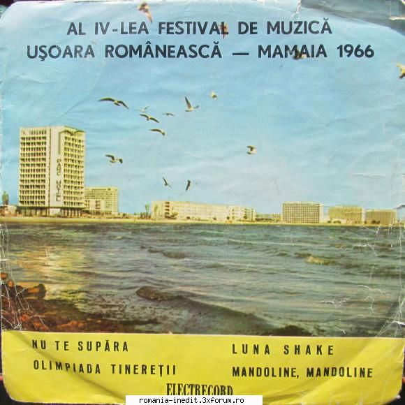 Discuri vinil cu muzica romaneasca - Raritati - Festivalul Mamaia - Albume MP3 romanesti - Romanian MP3 albums