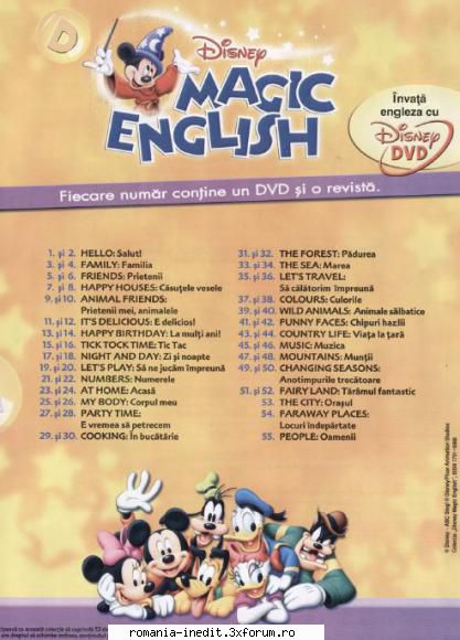 Disney�s Magic English - Luata din Ghidul seriei de la DeAGOSTINI - Carti pentru copii - Books