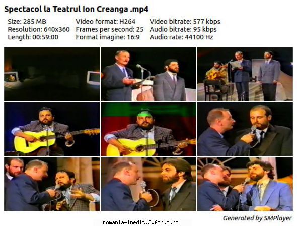Divertis - Selectii - Spectacol la Teatrul Ion Creanga VHSRip / MP4 286 - TV Shows