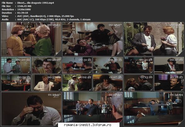 Divort ...din dragoste (1991) - sasadoru - Filme rom�nesti - Romanian Movies