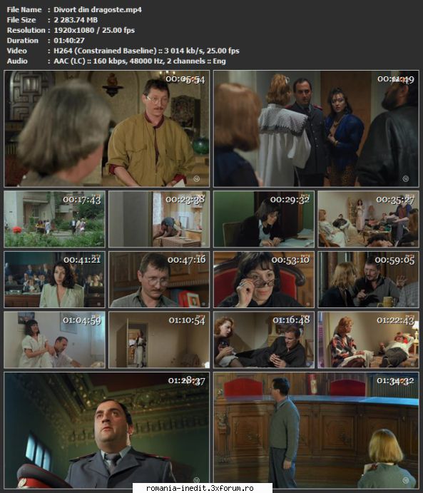 Divort ...din dragoste (1991) - sasadoru - Filme rom�nesti - Romanian Movies