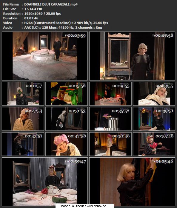 Doamnele domnului Caragiale (Teatru TV) (1991) - sasadoru - Teatru rom�nesc - Romanian Theater