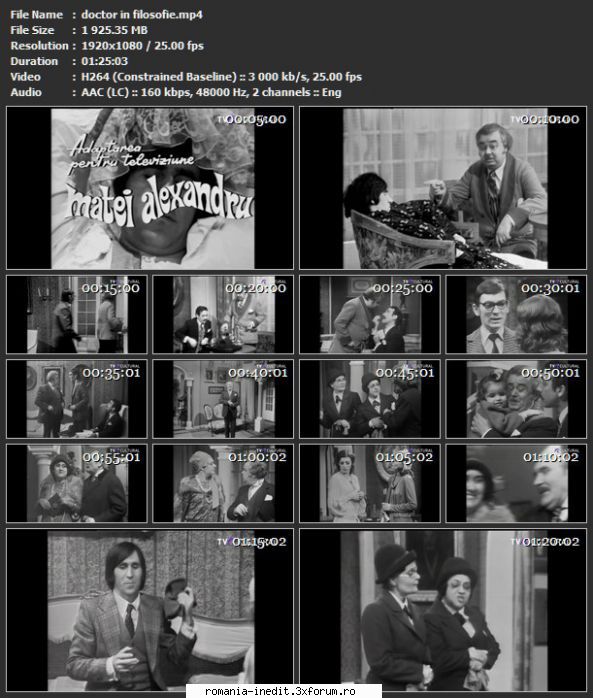 Doctor �n filosofie (1978) (Teatru TV) - sasadoru - Teatru rom�nesc - Romanian Theater