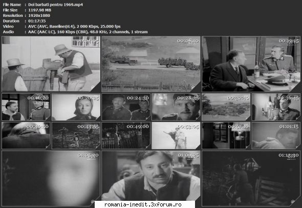 Doi barbati pentru o moarte (1969) - sasadoru - Filme rom�nesti - Romanian Movies