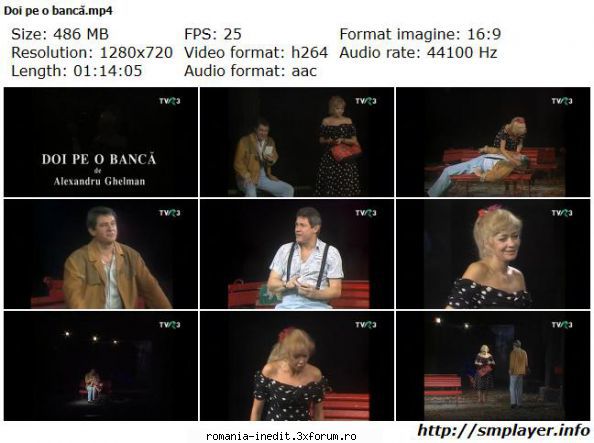 Doi pe o banca (1997) (Teatru TV) - Doi pe o banca (1997) - Teatru rom�nesc - Romanian Theater