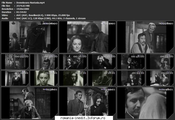 Domnisoara Nastasia (1976) (Teatru TV) - sasadoru - Teatru rom�nesc - Romanian Theater