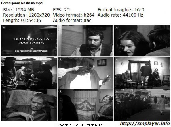 Domnisoara Nastasia (1976) (Teatru TV) - Domnisoara Nastasia (1976) - Teatru rom�nesc - Romanian Theater