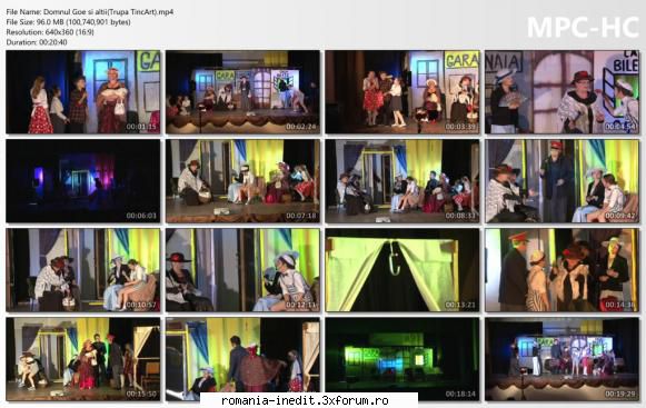 Domnul Goe si altii(Trupa TincArt) - bgl23 - Teatru rom�nesc - Romanian Theater