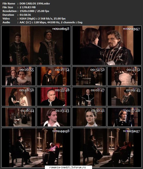 Don Carlos (1995) (Teatru TV) - sasadoru - Teatru rom�nesc - Romanian Theater