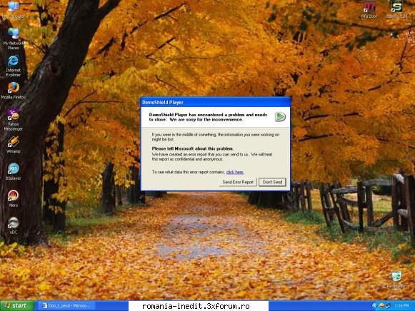 Don't send - Nu update de windows nu-mi fac delok ... Inainte - Tech Support