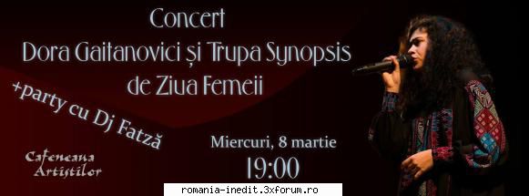Dora Gaitanovici & Synopsis Live in Buzau - Set list: 1. Black Ve - Albume MP3 romanesti - Romanian MP3 albums