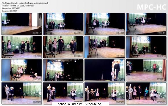 Dorothy in tara Oz(Trupa Juniors Act) - bgl23 - Teatru rom�nesc - Romanian Theater