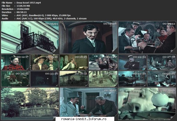 Doua lozuri (1957) - sasadoru - Filme rom�nesti - Romanian Movies