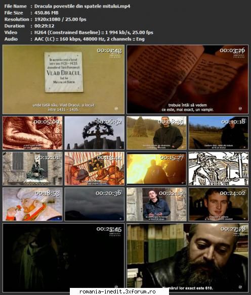 Dracula Poveştile din spatele mitului - DRACULA � The Tales Beyond � Primul - Filme Documentare