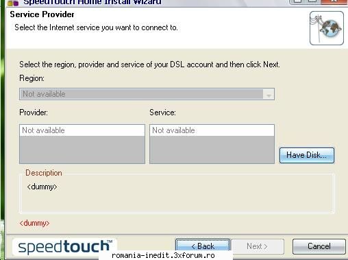 Driver speedtouch 580 - Am gasit ce cautam aici dar din pacate imi da - Tech Support