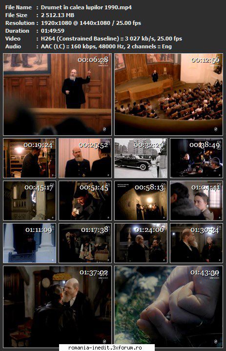 Drumet In Calea Lupilor (1988) - sasadoru - Filme rom�nesti - Romanian Movies