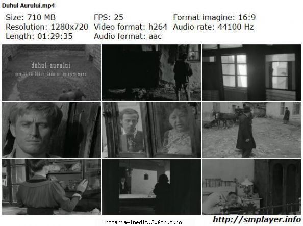 Duhul Aurului (1974) - Duhul Aurului (1974) Lust for Gold Multumiri - Filme rom�nesti - Romanian Movies