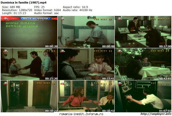 Duminica in familie (1987) - marianvo - Filme rom�nesti - Romanian Movies
