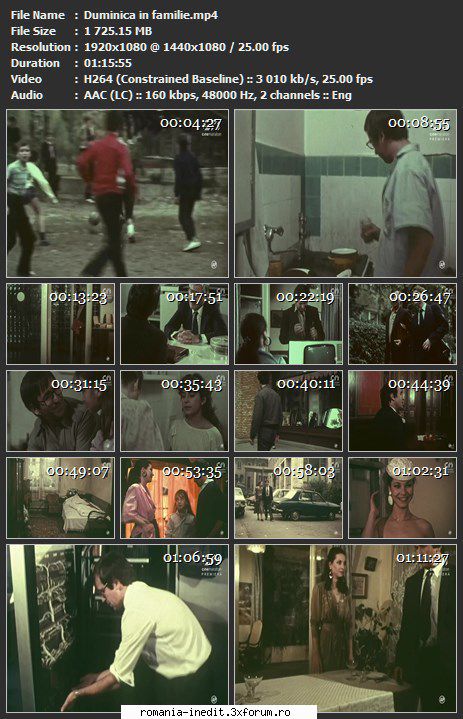 Duminica in familie (1987) - sasadoru - Filme rom�nesti - Romanian Movies