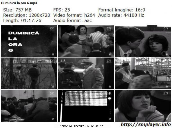 Duminica la ora ) - Duminica la ora ) Sunday at 6 O'Clock - Filme rom�nesti - Romanian Movies