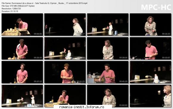 Dumnezeul de a doua zi (Teatrul George Ciprian) - de Mimi Brănescu - Teatru rom�nesc - Romanian Theater