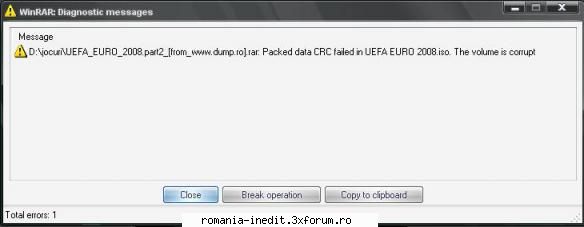 [Dump] Uefa Euro 2008 - Imi da eroare la dezarhivare =( =( Si am - Full Games