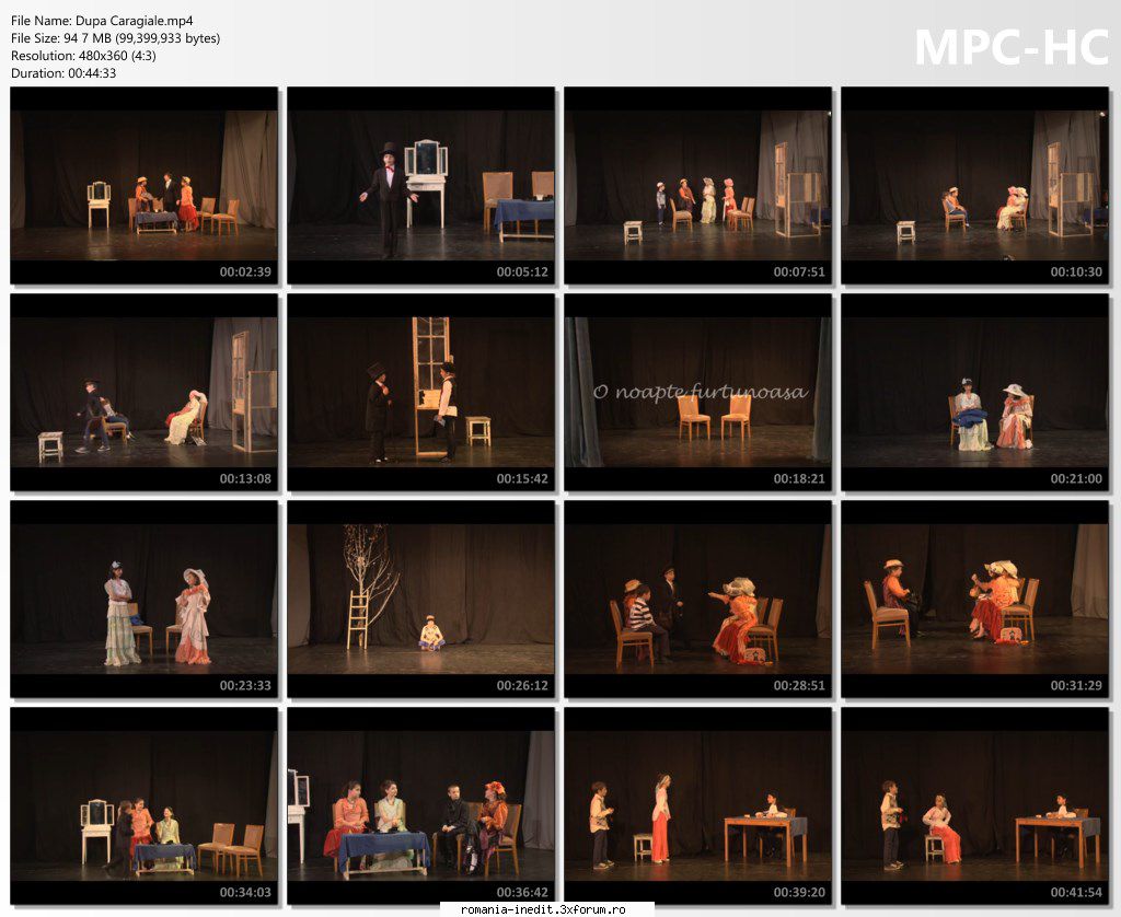 Dupa Caragiale - bgl23 - Teatru rom�nesc - Romanian Theater