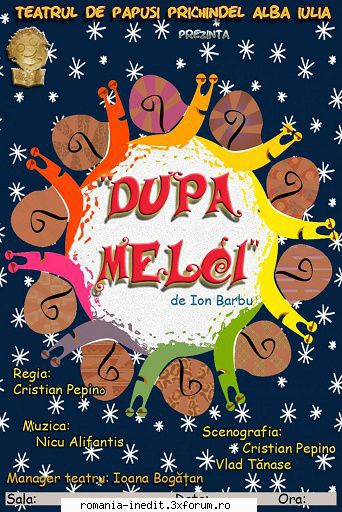 Dupa melci (Teatrul Prichindel) - Mulțumesc! Premiera: 18 noiembrie - Teatru rom�nesc - Romanian Theater