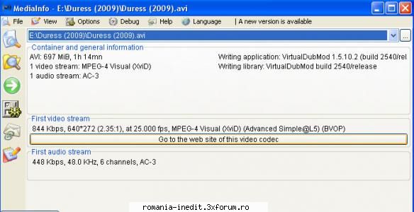 Duress (2009) - Duress (2009)DVDrip Media info - Filme - Movies