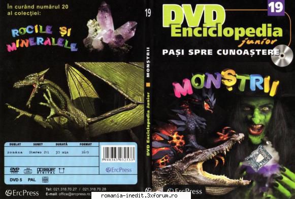 ENCICLOPEDIA JUNIOR - Pasi spre cunoastere - ERC PRESS - 19. Monstrii Mărime - Carti pentru copii - Books