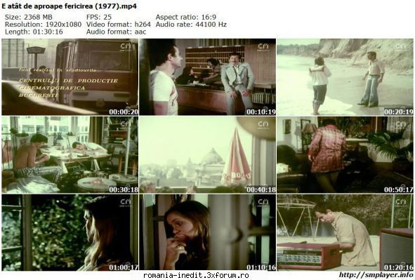 E at�t de aproape fericirea (1977) - marianvo - Filme rom�nesti - Romanian Movies