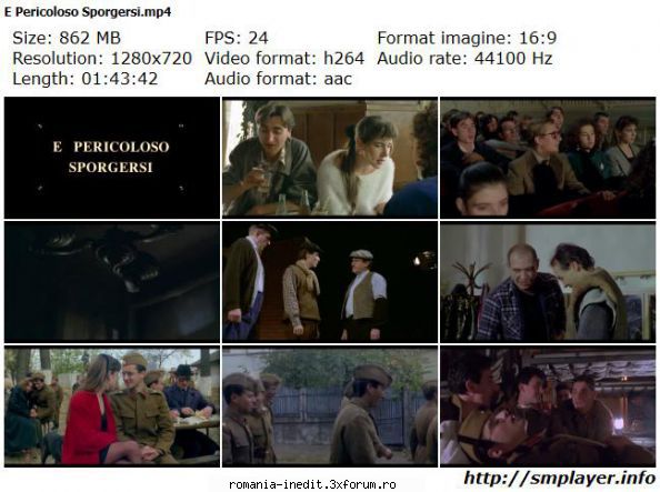 E pericoloso sporgersi (1994) - E Pericoloso Sporgersi (1993) Sundays on - Filme rom�nesti - Romanian Movies