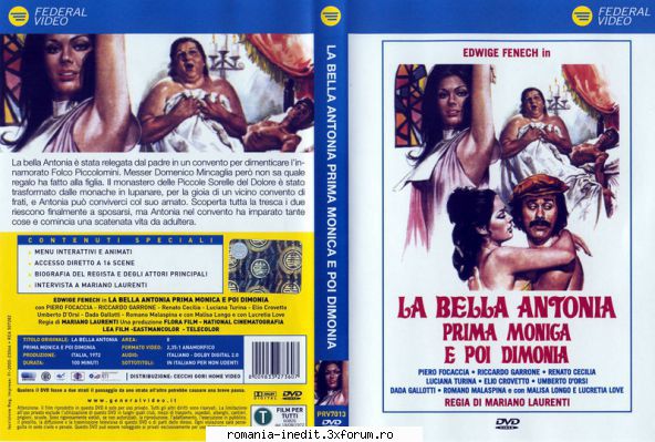 Edwige Fenech (1948� ) - Movie Collection - La bella.Antonia, prima.Monica.e.poi - Filme clasice - Old Movies